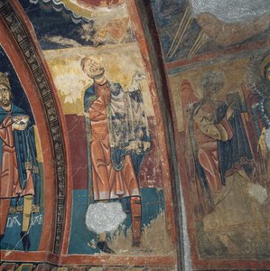 Agnus Dei y la ofrenda de Abel de Santa María de Taüll